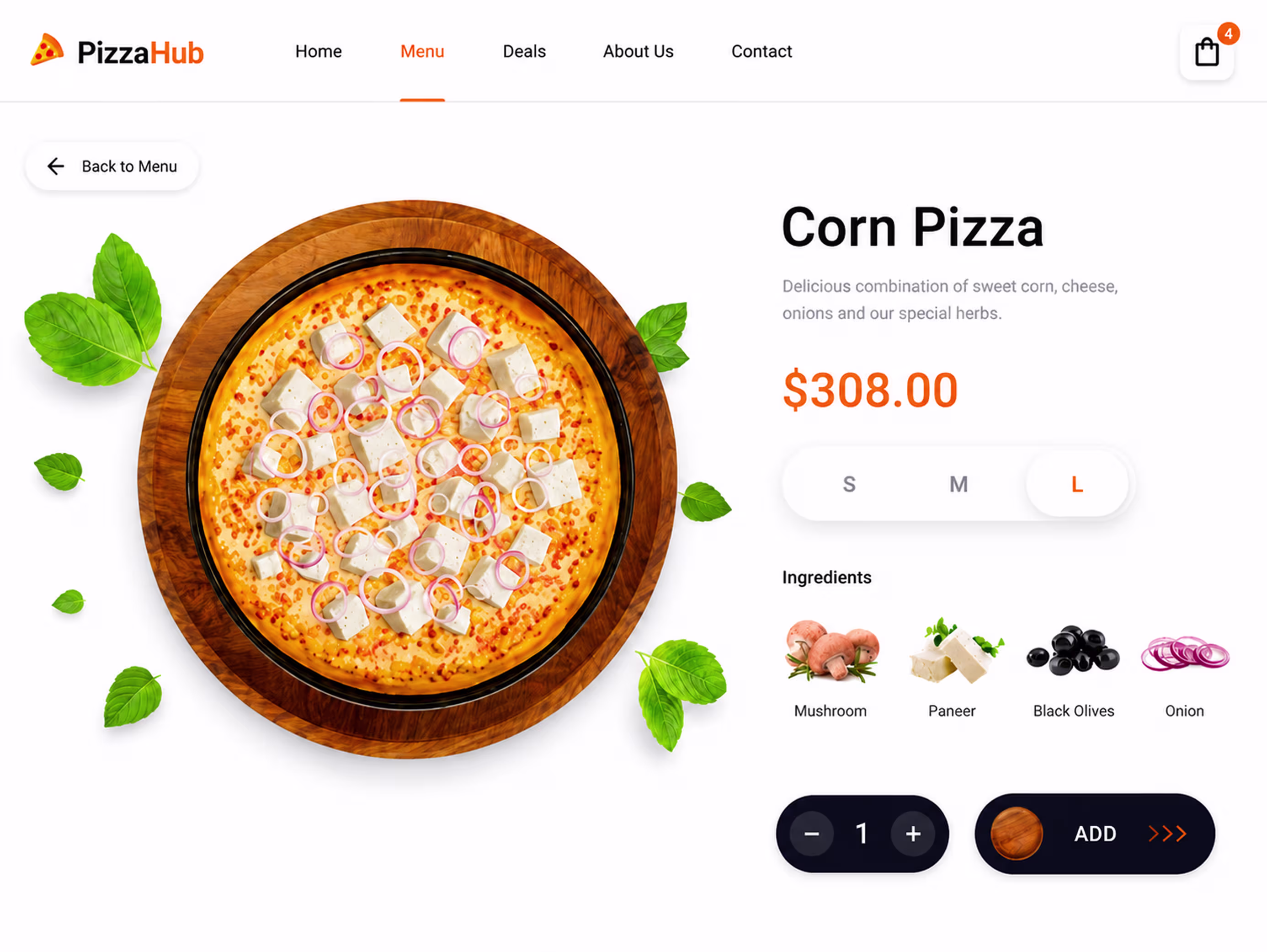 MODULE 02 — Dynamic Pizza Customizer